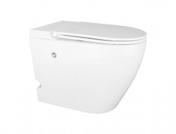 Унитаз Импульсный «Azario» Подвесной, Микролифт, Полукруглый, 360x570x450мм (AZ-102)