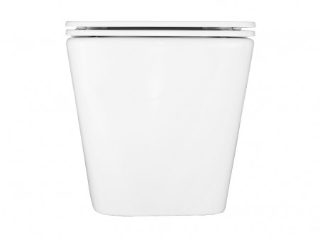 Унитаз Импульсный «Azario» Подвесной, Микролифт, Квадратный, 360x590x380мм (AZ-101C)