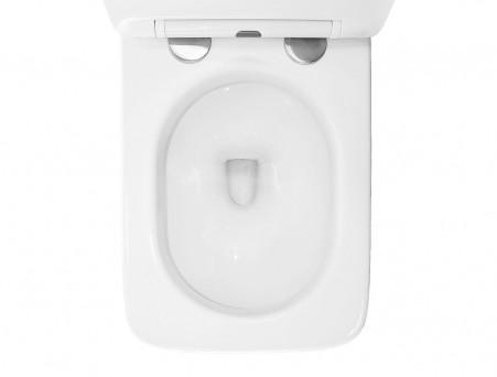 Унитаз Импульсный «Azario» Подвесной, Микролифт, Квадратный, 360x590x380мм (AZ-101C)