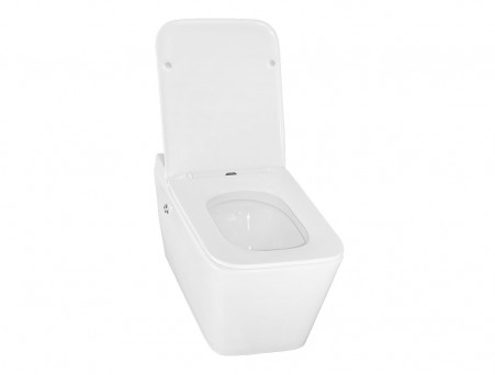 Унитаз Импульсный «Azario» Подвесной, Микролифт, Квадратный, 360x590x380мм (AZ-101C)