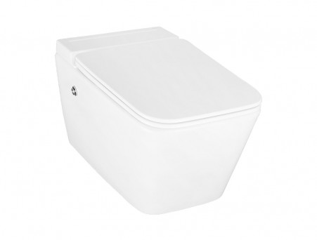 Унитаз Импульсный «Azario» Подвесной, Микролифт, Квадратный, 360x590x380мм (AZ-101C)