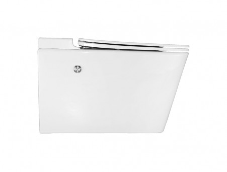 Унитаз Импульсный «Azario» Подвесной, Микролифт, Квадратный, 360x590x380мм (AZ-101C)