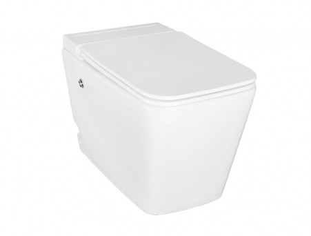 Унитаз Импульсный «Azario» Подвесной, Микролифт, Квадратный, 360x590x440мм (AZ-101 A)