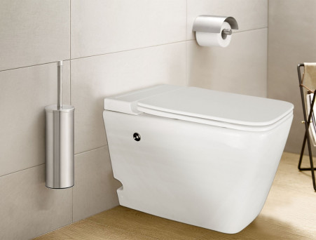 Унитаз Импульсный «Azario» Подвесной, Микролифт, Квадратный, 360x590x440мм (AZ-101 A)