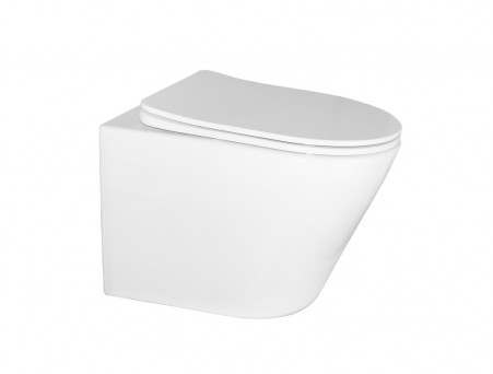 Подвесной Унитаз «Azario» Atrio, Безободковый, Микролифт, 490x365x360 (AZ-2330)