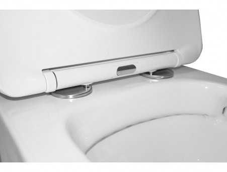 Подвесной Унитаз «Azario» Atrio, Безободковый, Микролифт, 490x365x360 (AZ-2330)