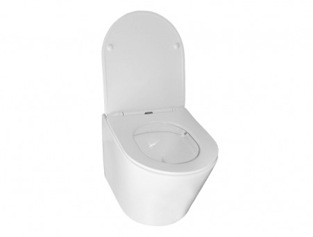 Подвесной Унитаз «Azario» Atrio, Безободковый, Микролифт, 490x365x360 (AZ-2330)