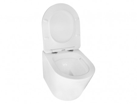 Подвесной Унитаз «Azario» Atrio, Безободковый, Микролифт, 490x365x360 (AZ-2330)