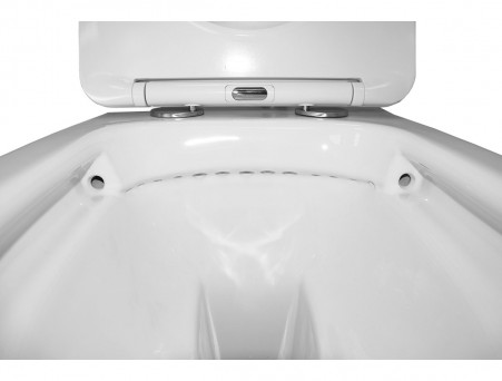 Подвесной Унитаз «Azario» Atrio, Безободковый, Микролифт, 490x365x360 (AZ-2330)