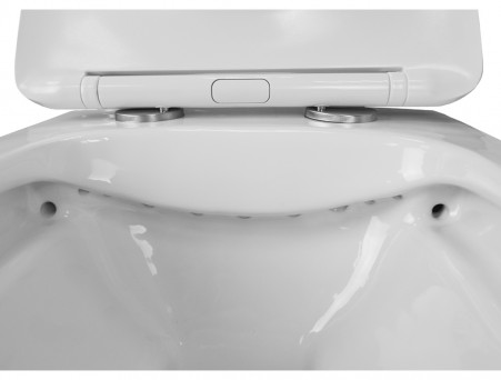 Подвесной Унитаз «Azario» Boca, Безободковый, Микролифт, 520x360x370 (AZ-2002)