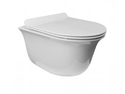 Подвесной Унитаз «Azario» Felice, Безободковый, Микролифт, 490x360x360 (AZ-0051)