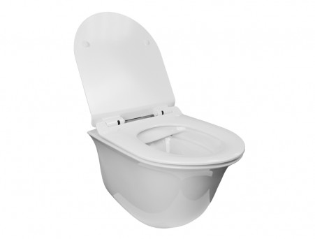 Подвесной Унитаз «Azario» Felice, Безободковый, Микролифт, 490x360x360 (AZ-0051)