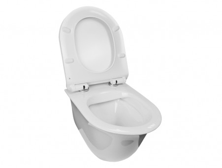 Подвесной Унитаз «Azario» Felice, Безободковый, Микролифт, 490x360x360 (AZ-0051)