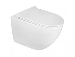 Подвесной Унитаз «Azario» Geno, Безободковый, Микролифт, 490x360x360 (AZ2196D)