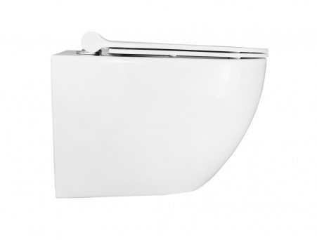 Подвесной Унитаз «Azario» Geno, Безободковый, Микролифт, 490x360x360 (AZ2196D)