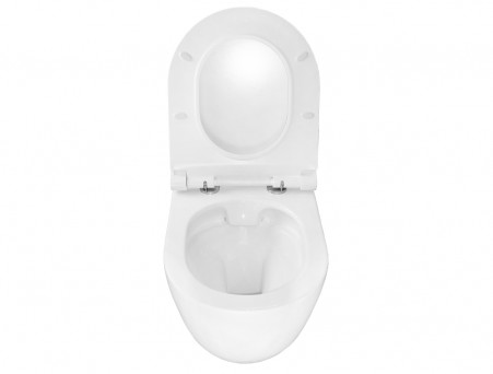 Подвесной Унитаз «Azario» Geno, Безободковый, Микролифт, 490x360x360 (AZ2196D)