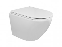 Подвесной Унитаз «Azario» Grado, Безободковый, Микролифт, 490x360x370 (AZ-0046N)