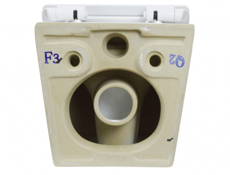 Подвесной Унитаз «Azario» Grado, Безободковый, Микролифт, 490x360x370 (AZ-0046N)