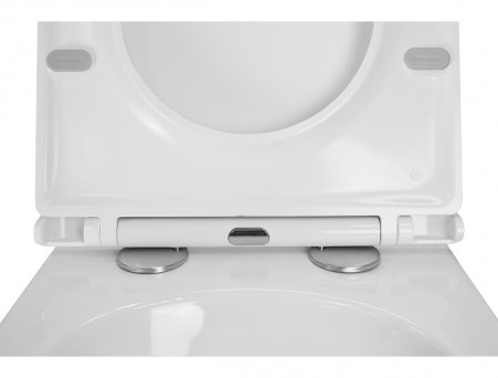 Подвесной Унитаз «Azario» Grado, Безободковый, Микролифт, 490x360x370 (AZ-0046N)