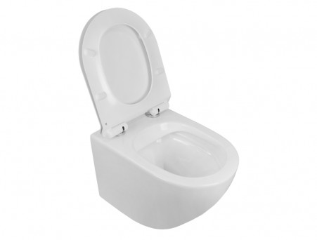 Подвесной Унитаз «Azario» Grado, Безободковый, Микролифт, 490x360x370 (AZ-0046N)