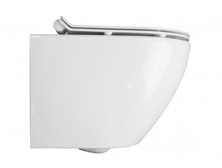 Подвесной Унитаз «Azario» Grado, Безободковый, Микролифт, 490x360x370 (AZ-0046N)