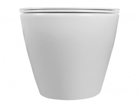 Подвесной Унитаз «Azario» Grado, Безободковый, Микролифт, 490x360x370 (AZ-0046N)