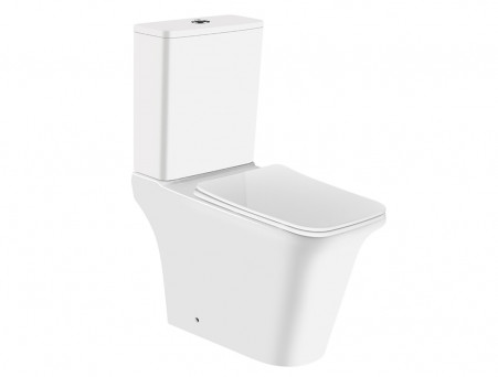 Унитаз-Компакт «Azario» Avero Напольный, Безободковый, Микролифт, 660x820x360 (AZ-3121)
