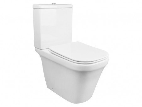 Унитаз-Компакт «Azario» Candy Напольный, Безободковый, Микролифт, 620x780x370 (AZ-1503B)