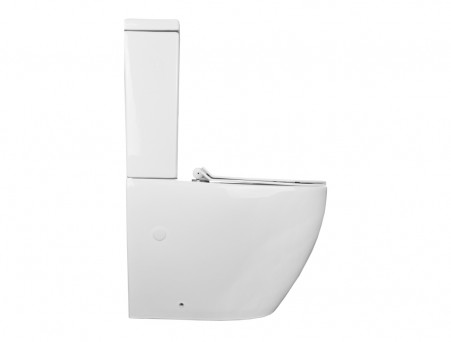 Унитаз-Компакт «Azario» Corsa Напольный, Безободковый, Микролифт, 630x830x380 (AZ-2062S)