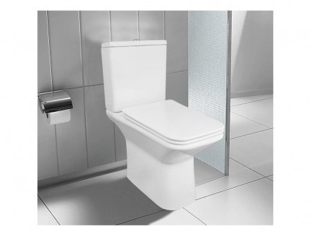 Унитаз-Компакт «Azario» Formal Напольный, Безободковый, Микролифт, 615x790x370 (AZ-1353B)