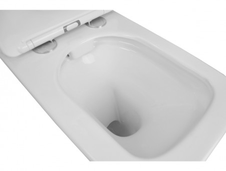 Унитаз-Компакт «Azario» Formal Напольный, Безободковый, Микролифт, 615x790x370 (AZ-1353B)