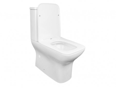 Унитаз-Компакт «Azario» Fresco Напольный, Безободковый, Микролифт, 620x800x360 (AZ-8302)