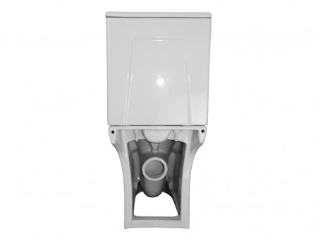 Унитаз-Компакт «Azario» Fretta Round, Безободковый с Бачком, Микролифт, 650x770x340 (AZ-1217 + AZ-1216-G)