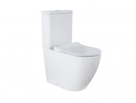 Унитаз-Компакт «Azario» Grado, Безободковый с Бачком, Микролифт, 665x845x380 (AZ-2141)