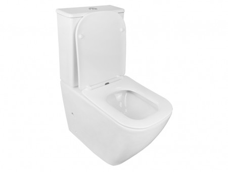 Унитаз-Компакт «Azario» Levanto, Безободковый с Бачком, Микролифт, 620x830x380 (AZ-1228A)