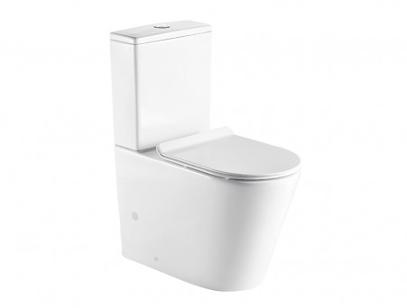 Унитаз-Компакт «Azario» Maro, Безободковый с Бачком, Микролифт, 670x850x380 (AZ-2125)