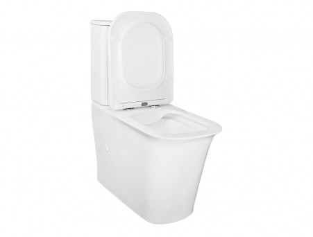 Унитаз-Компакт «Azario» Velise Напольный, Безободковый, Микролифт, 625x810x355 (AZ-1222A)