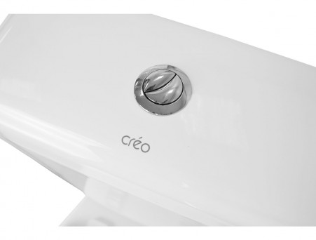 Унитаз-Компакт «Creo Ceramique» Project, Сливная Арматура, Микролифт, 656x775x390 (PR1002S+PR1005D+C257S(PR1001S))