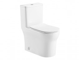 Унитаз-Моноблок «Azario» Sinto Напольный, Безободковый, Микролифт, 720x765x390 (AZ-1098)