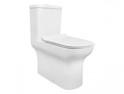 Унитаз-Моноблок «Creo Ceramique» One Напольный, Безободковый, Микролифт, 720x760x350 (ON0102)