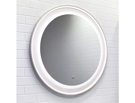 Зеркало «Comforty» Ереван-80, LED Подсветка, 80x80x3см, Белый Глянец (00-00014157CF)