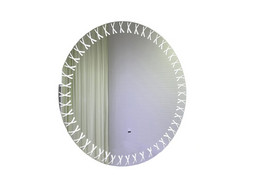 Зеркало «Comforty» Эониум-80, LED Подсветка, 80x80x3см, Белый Глянец (00-00014163CF)