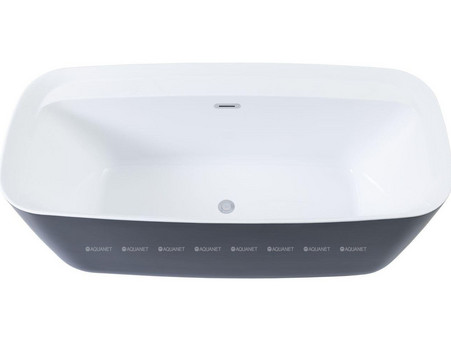 Акриловая Ванна «Aquanet» Family Fine 170x78 Gloss Finish, Панель Black Matte (95778-GW-MB)