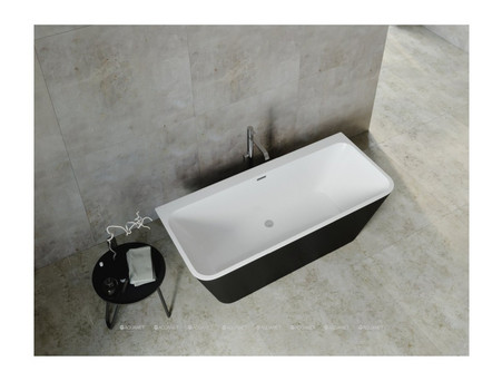 Акриловая Ванна «Aquanet» Family Perfect 170x75 Matt Finish, Панель Black Matte (13775-MW-MB)