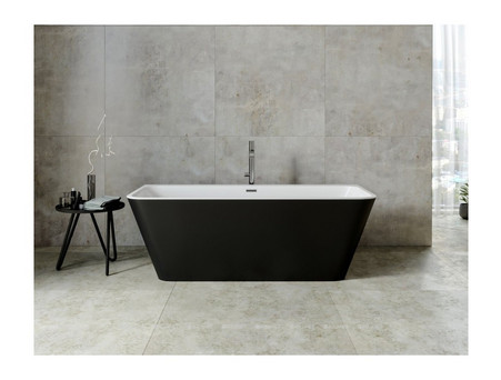 Акриловая Ванна «Aquanet» Family Perfect 170x75 Matt Finish, Панель Black Matte (13775-MW-MB)