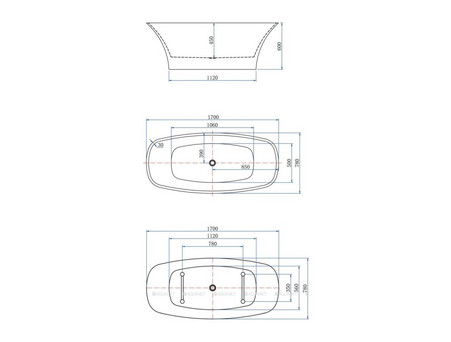Акриловая Ванна «Aquanet» Family Smart 170x78 Gloss Finish, Панель Black Matte (88778-GW-MB)