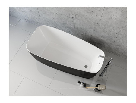 Акриловая Ванна «Aquanet» Family Trend 170x78 Matt Finish, Панель Black Matte (90778-MW-MB)