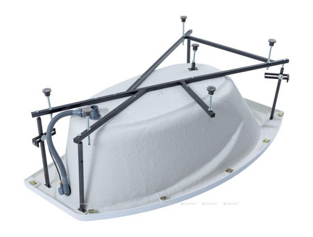 Акриловая Ванна «Aquanet» Jersey 170x90 L, с Каркасом (00205405)