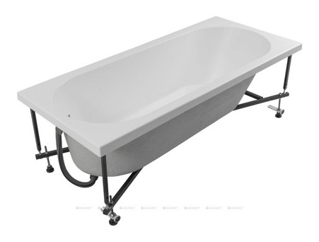 Акриловая Ванна «Aquanet» Lotos 180x80, с Каркасом (00332845)