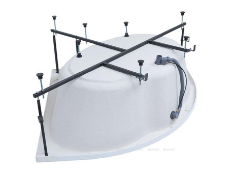 Акриловая Ванна «Aquanet» Santiago 160x160, с Каркасом (00205545)